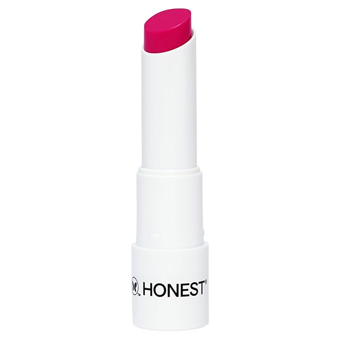 Honest Beauty Moisturizing Vegan Tinted Lip Balm | Antioxidant-rich Acai Extracts + Avocado Oil | Paraben Free + Cruelty Free | Dragon Fruit