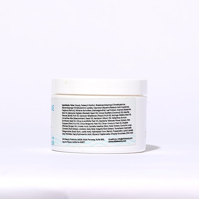 ALIIS Hair Masque & Butter – Deep Moisture Treatment for Dry, Damaged, or Frizzy Hair | Restorative, Plant-based, Color-Safe Hair Mask | Sulfate-Free | 8 oz