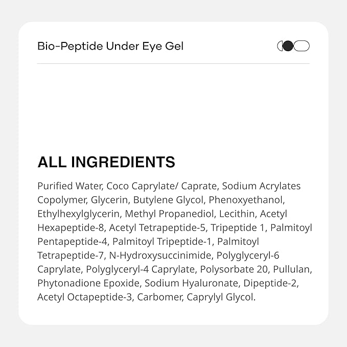 Cureskin Under Eye Gel for Dark Circles for Women and Men | Bio-Peptide Under Eye Gel to Reduce Dark Circles, Puffiness & Wrinkles | Under Eye Cream for Men and Women