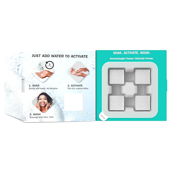 Olay Face Wash, Gentle Cleansing Melts, Fragrance-Free, Daily Use Cleanser, For All Skin Types, Travel Size, Water-Activated to Clean, Tone, and Refresh, 64ct (2 Pack x 32ct)