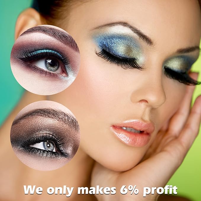 Eye Makeup Brushes Set, Premium 7Pcs Eyeshadow Brush, Professional Eye Brush for shadow lip Angled Eyeliner Eyebrows, Soft Hairs and Wood Handle.