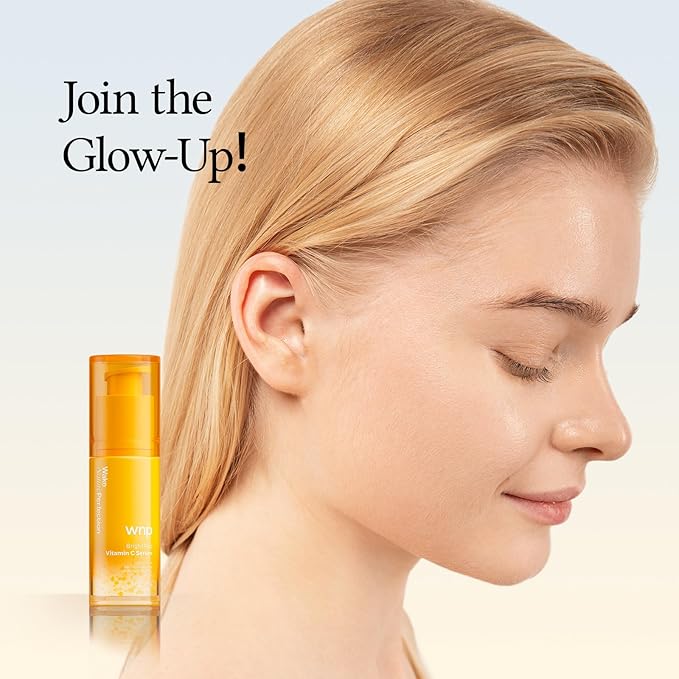 WNP Vitamin C Serum for Face - Dermatologist Tested Anti-Aging & Brightening with Hyaluronic Acid & Vitamin E, Treatment for Dark, Age, Sun Spot, Melasma, Hyperpigmentation, Fine Lines & Wrinkles