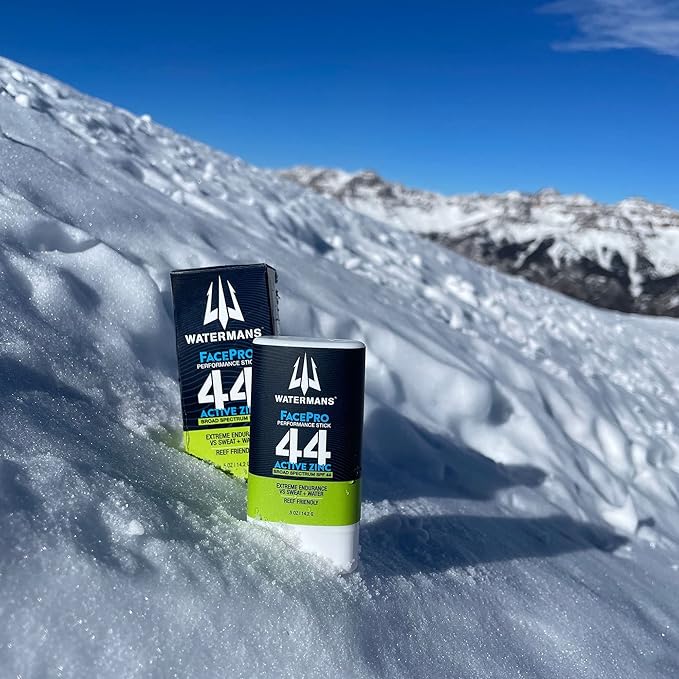 Watermans FacePro SPF 44 Sunscreen Stick - Zinc Oxide Mineral Sunscreen, Reef Safe, Broad Spectrum