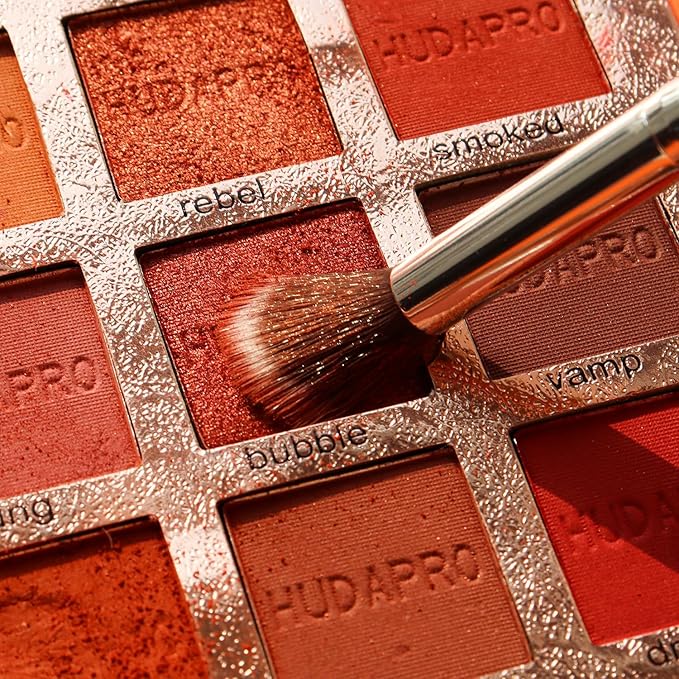 BEAKEY Makeup Brushes Set, Professional Foundation Eyeshadow Concealer Blush Powder Bronzer Applicator, 2 Blender Sponge with Beauty Paper Case stocking stuffers