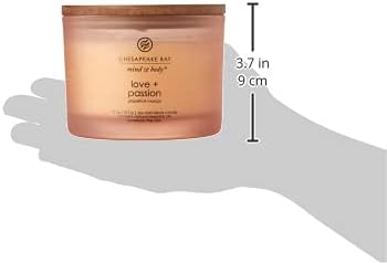 Chesapeake Bay Candle PT40255 Scented Candle, Love + Passion (Grapefruit Mango), Coffee Table , Orange, Home Décor