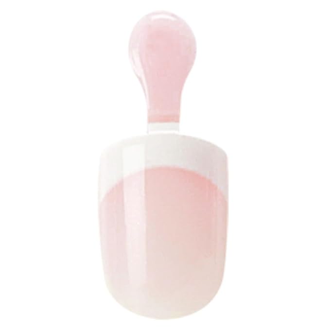 Kiss Everlasting French Nail Manicure, Chip-Free with Flexi-Fit Technology, Real Short, "Endless", Nail Kit with Pink Nail Glue (Net Wt. 2 g / 0.07oz.), Mini File, Manicure Stick, and 28 Fake Nails
