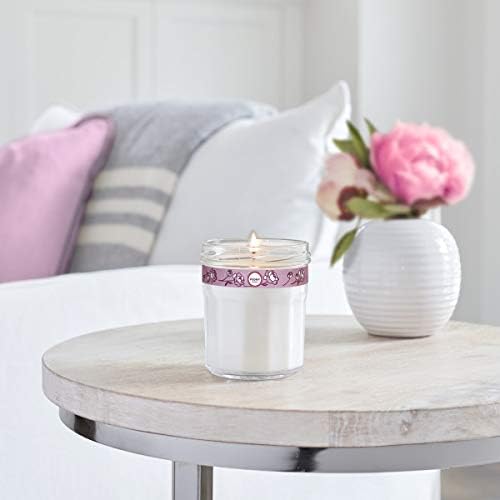 MRS. MEYER'S CLEAN DAY Soy Aromatherapy Candle, 35 Hour Burn Time, Made with Soy Wax and Essential Oils, Peony, 7.2 oz