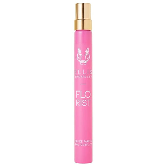 Ellis Brooklyn FLORIST Eau De Parfum, Travel Spray - Fresh Floral Perfume For Women with Italian Bergamot, Tuberose, & Cedarwood, Vegan Perfume Made In The USA,10ml / 0.33 Fl Oz