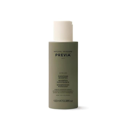 PREVIA Purifying Shampoo for Scalp Health | Purifying & Detoxifying | Nourishing Formula | Vegan & Sulfate-Free | 3.38 oz