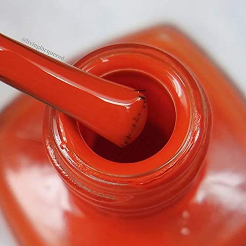 duri Nail Polish, 781 Uninhibited, Vibrant Fresh Orange, Full Coverage, Glossy Finish, 0.45 Fl Oz