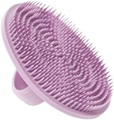 Boie USA Face Scrubber - Handheld Facial Tool, Deep Cleansing Exfoliating Facial Brush. Fights Acne with Gentle, Silicone-Like Bristles, Long Lasting, & Hypoallergenic (Thistle)