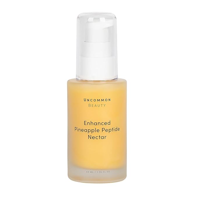 Uncommon Beauty Enhanced Pineapple Peptide Nectar - Vitamin C Serum, Anti-Aging and Hydrating Face Serum That Evens Skin Tone - All Skin Types, Vegan, Cruelty Free, Gluten Free, 1.35 FL OZ
