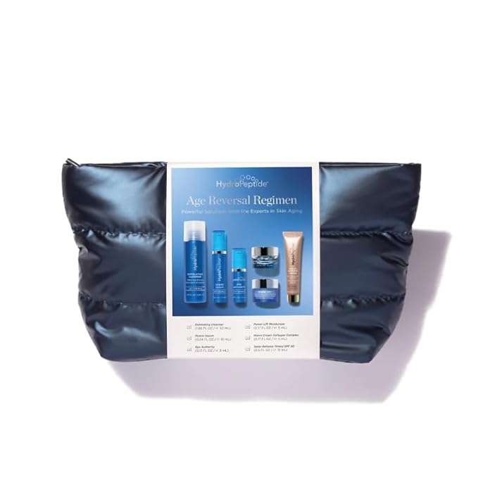 HydroPeptide Age Reversal Regimen Face Bundle Daily Skincare Travel Essentials Kit