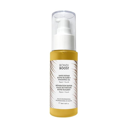 BONDIBOOST Rapid Repair Bond Builder + Heat Protection Finishing Oil [1.86 fl oz], Hair Oil for Damaged Hair, Strengthening & Nourishing Formula for Smoother + Healthier + Shinier Results