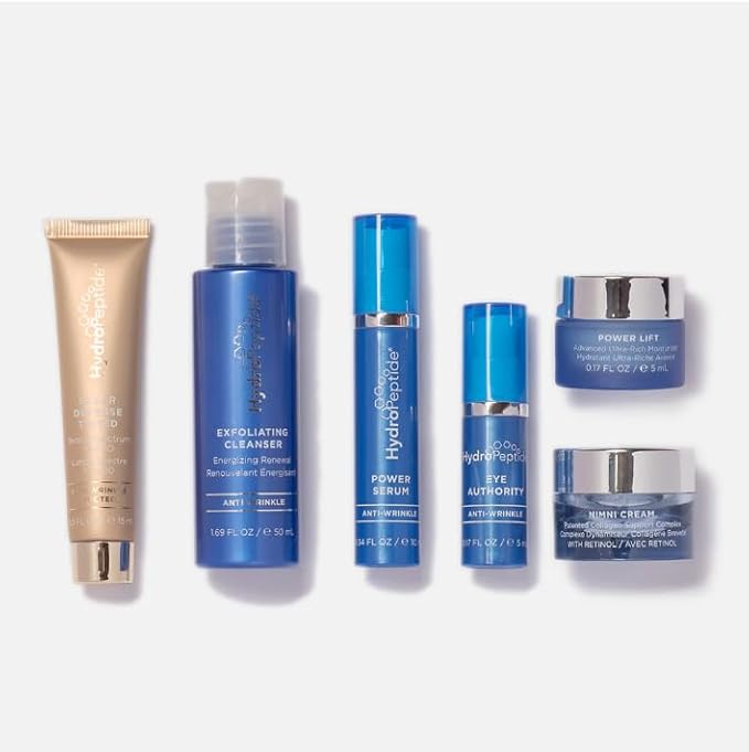 HydroPeptide Age Reversal Regimen Face Bundle Daily Skincare Travel Essentials Kit