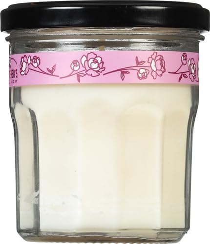 MRS. MEYER'S CLEAN DAY Soy Aromatherapy Candle, 35 Hour Burn Time, Made with Soy Wax and Essential Oils, Peony, 7.2 oz