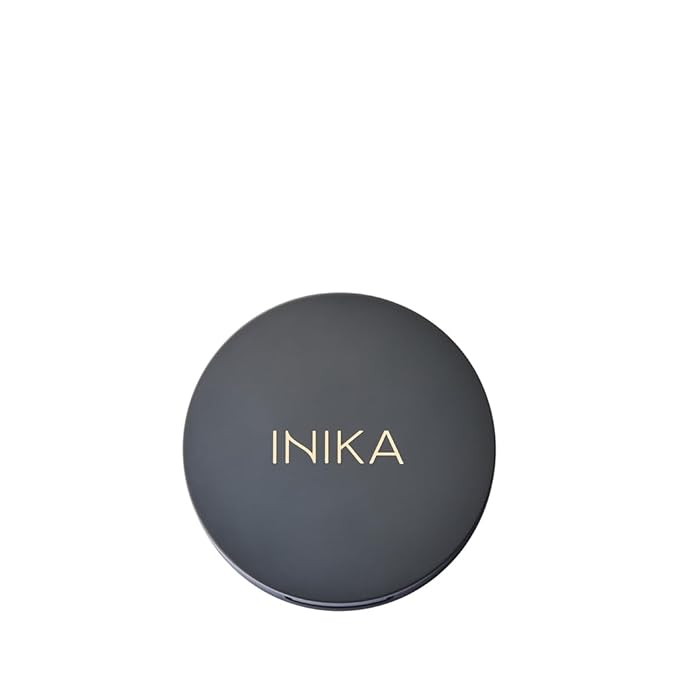 INIKA Organic Buildable Baked Mineral Foundation Compact Powder - Lightweight, Breathable Natural Base with Hydrating Squalane and Magnolia Bark Extract - Natural and Vegan Makeup, Strength, 0.28 oz