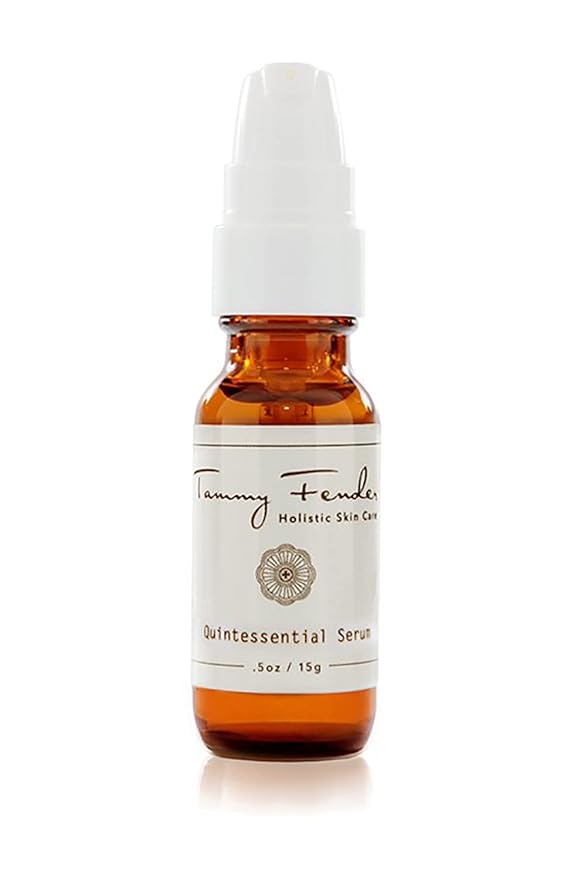 Tammy Fender - Quintessential Serum | Natural, Organic, Cruelty Free, Non-Toxic Skincare | Ultra-Concentrated Serum | Replenish, Moisturize, Soothe, & Strengthen | All Skin Types (.5 oz - Travel Mini)