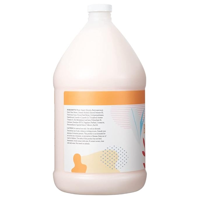 Ginger Lily Farm's Botanicals Soothing Butter Lotion, Coco Mango, 100% Vegan & Cruelty-Free, Coconut Mango Scent, 1 Gallon
