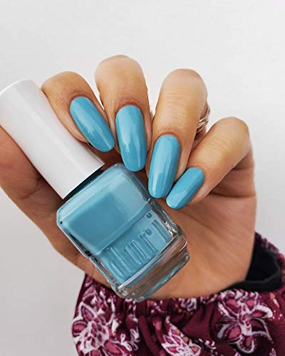duri Nail Polish, 784 Break The Ice, Blue-Teal, Full Coverage, Glossy Finish, Easy to Apply, 0.45 Fl Oz