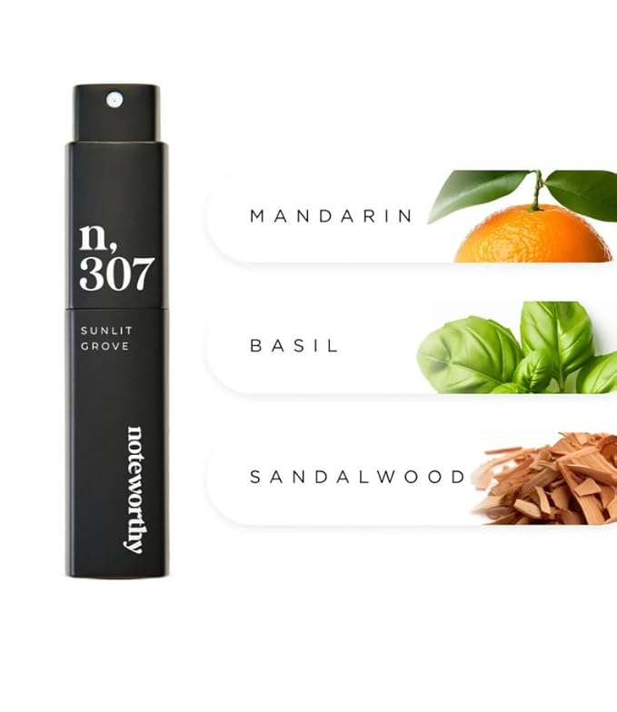 Noteworthy Travel Spray Bundle – Fragrance Set for Men & Women, Long-Lasting Perfume, TSA-Approved, Perfect for Gift Giving (Golden Glow Duo)