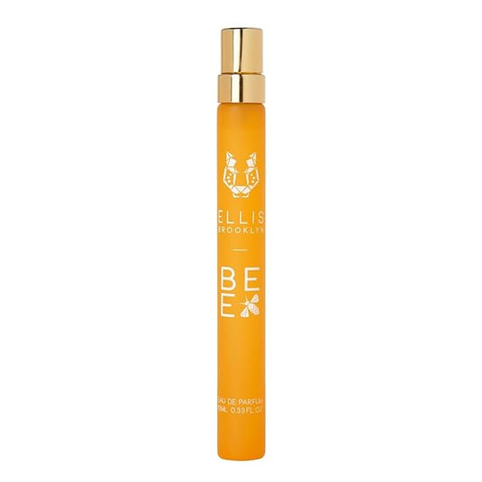 Ellis Brooklyn BEE Eau de Parfum, Travel Spray, Honey Vanilla Perfume for Women, Warm, Spicy Scent with Sandalwood, Cocoa, & Dark Rum – Gourmand Fragrance, Paraben & Phthalate Free, 10ml / 0.33 Fl Oz