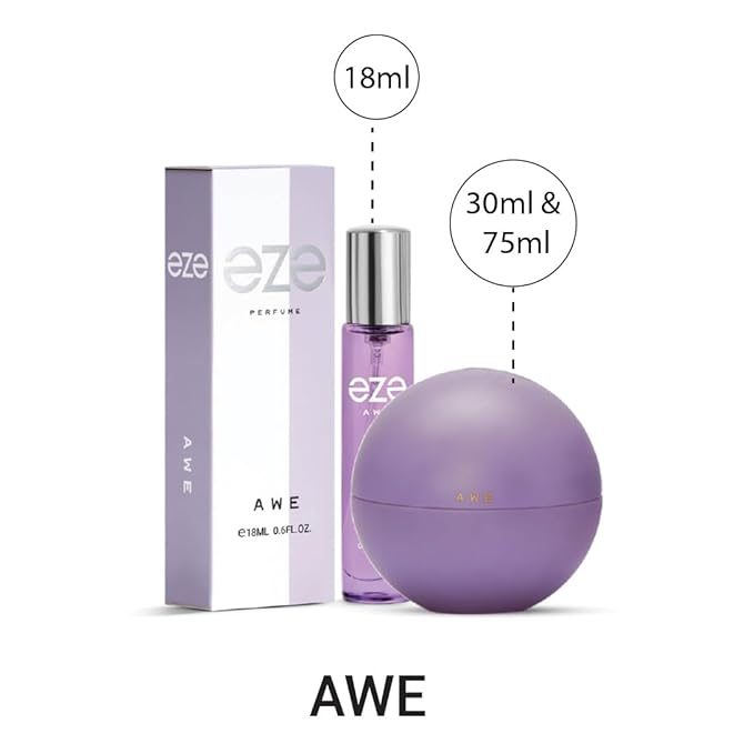 AWE 30ml EDP Premium Long Lasting Fragrance | Luxury Intense Scent for Women | Affordable Perfume | Vegan | Cruelty Free | Perfume for Women | Skin Safe | Travel Friendly