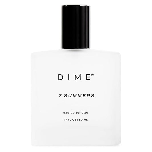 Dime Beauty 7 Summers Perfume for Women, 1.7 oz / 50 ml - Sweet Floral Scent, Clean Fragrance Eau de Toilette, Hypoallergenic