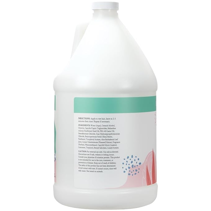 Ginger Lily Farms Botanicals Moisturizing Conditioner for Dry Hair, Eucalyptus Tranquility, 100% Vegan & Cruelty-Free, 1 Gallon (128 fl oz) Refill