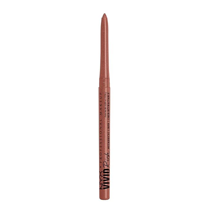 NYX Professional Makeup Mechanical Eye Pencil, Vivid Rich Mechanical, Creamy Retractable Eyeliner - Spicy Pearl, Bronze Eyeliner
