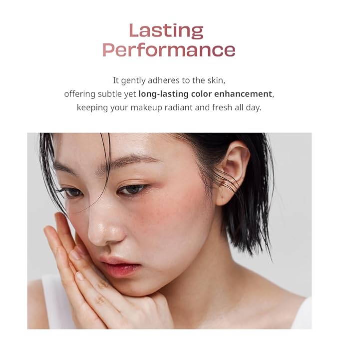 House of Hur Moist Ampoule Blusher, Buildable Water-based Formula, Infused with over 50% moisture essence, no tackiness, long-lasting moisture, weightless feel (04 Lavender Flush, 20ml)