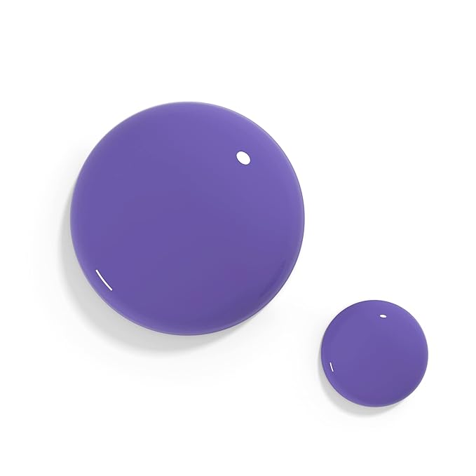 duri Nail Polish, GBD-206 Love Is Blind, 2 Pastel Cols, Light Pink and Purple, Fast Drying, Glossy Finish, 0.45 Fl Oz each