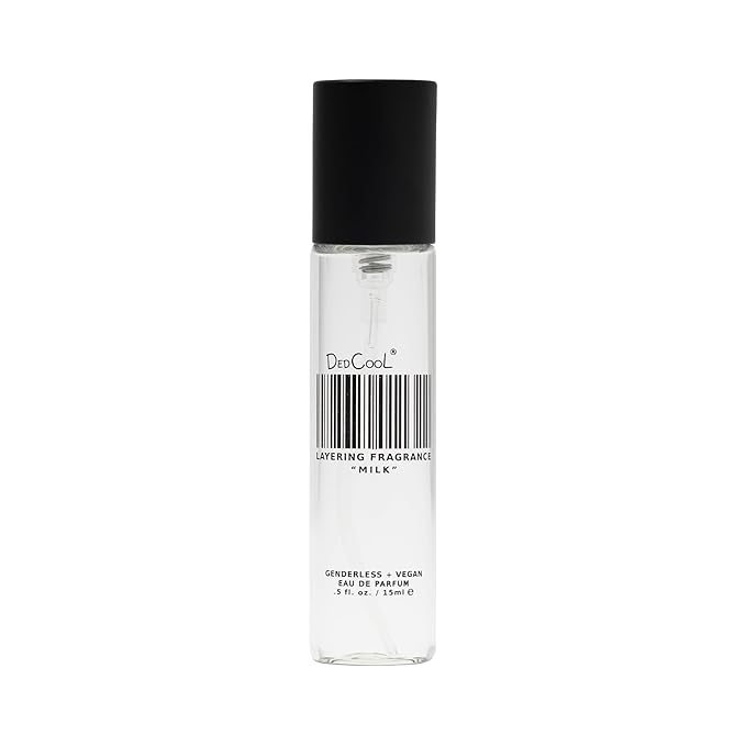 DedCool Eau de Parfum ( Milk Layering + Enhancer Fragrance - 0.5 fl oz) With Notes of Amber, Bergamot, White Musk, Clean, Perfume for Men & Women, Non-Toxic, Genderless, Vegan, Fragrance For All