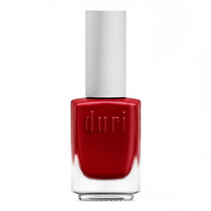 duri 10 True Red Nail Polish, Bright Perfect Red, Full Coverage, Glossy, Fast Drying, Lasting, Fats Drying, 0.45 Fl Oz