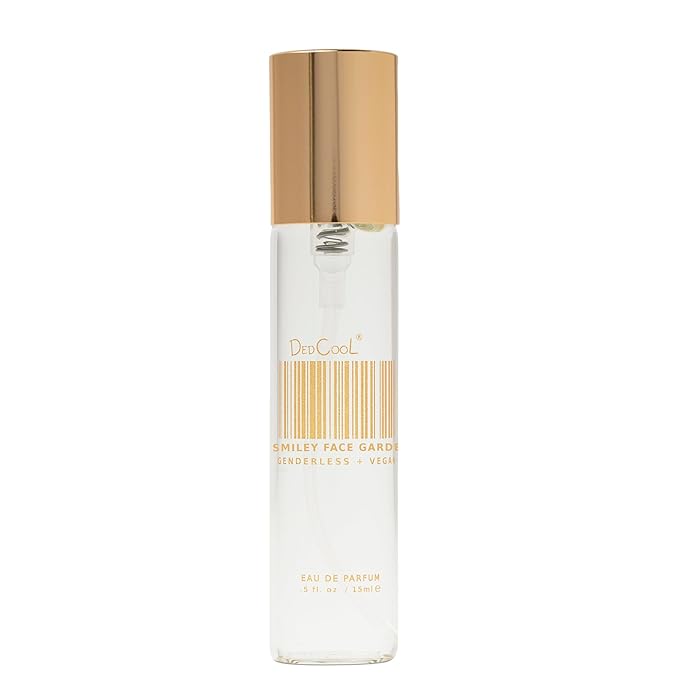 DedCool Eau de Parfum (Smiley Face Garden - 0.5 fl oz) With Notes of Rose, Guaiac Wood, Musk, Perfume for Men & Women, Luxury Fragrance, Long Lasting, Non-Toxic, Genderless, Vegan, Fragrance For All
