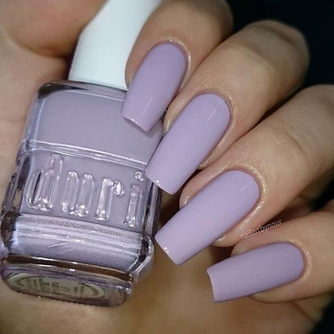 duri Nail Polish, 673 Fairytale Prague, Pastel Lilac, Full Coverage, Glossy Coverage, 0.45 Fl Oz