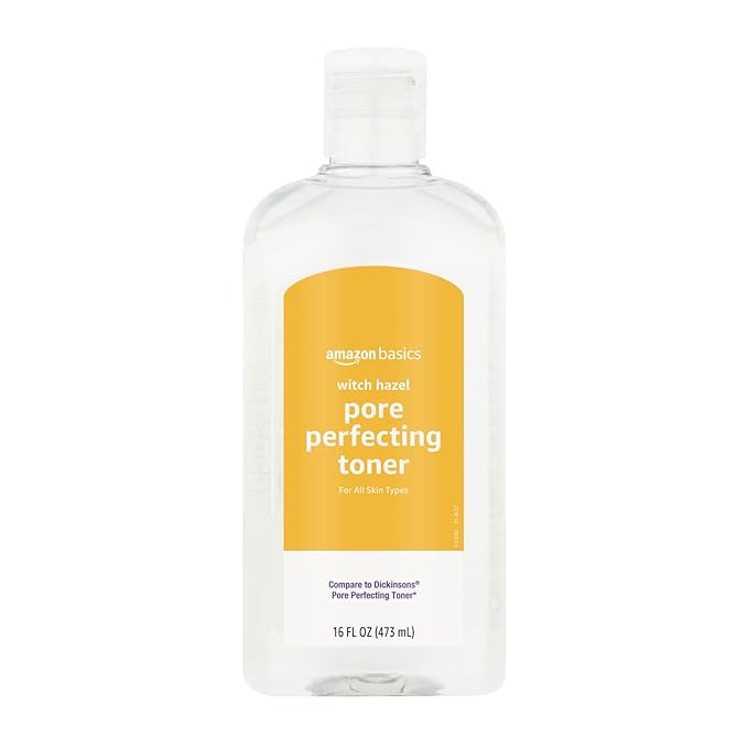 Amazon Basics Witch Hazel Pore Perfecting Toner, 16 Fluid Ounces, 1-Pack