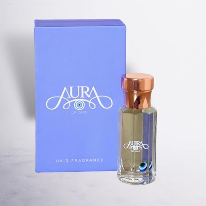 Hair Fragrance, Pure and Feminine Amira Scent, 100% Pure, Alcohol-Free Perfume for Women, Jasmine and Amber Oil Top Notes - LIGHT OUD (WOOD) SCENT
