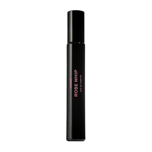 PHLUR Rose Whip Eau de Parfum - Travel Size Perfume - Woody Floral Perfume with Rose, Black Currant, Pink Pepper, Nutmeg, Cashmere Wood & Musk (9.5mL)