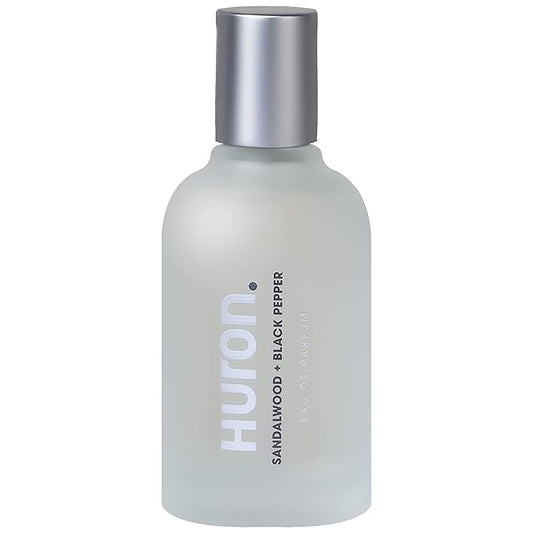 Huron Men’s Cologne - Eau de Parfum for Everyday Wear - Clean & Woody Scent of Sandalwood, Black Pepper, Cedarwood & Amber - Long Lasting - Safe, Clean Ingredients - 1.7 Fl. Oz.