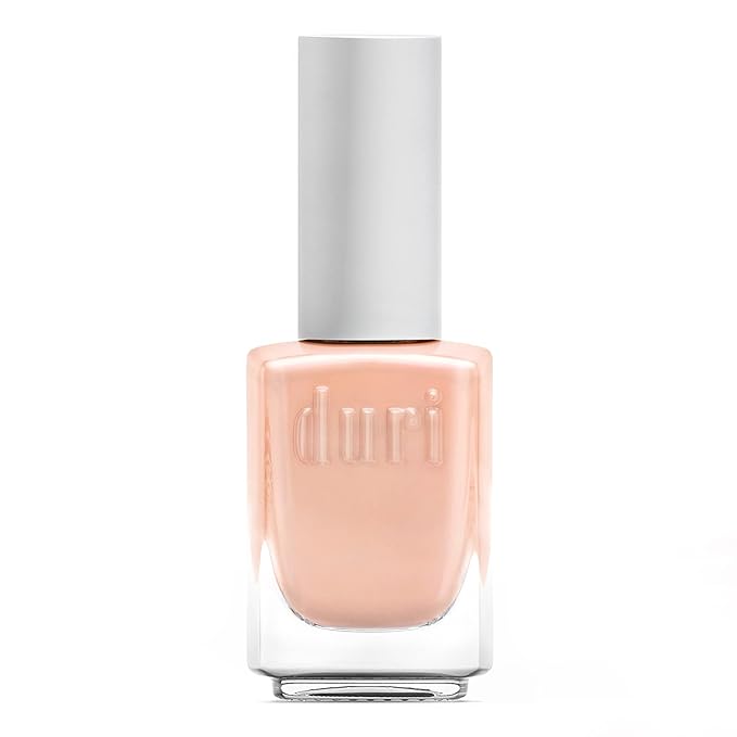 duri Nail Polish, 366 Senorita, Peach, French Manicure Finish, Semi Sheer, Glossy Finish, Fast Drying, 0.45 Fl Oz