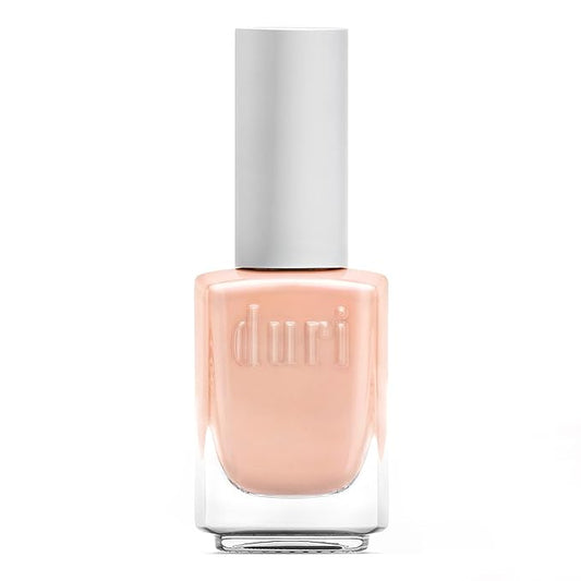 duri Nail Polish, 366 Senorita, Peach, French Manicure Finish, Semi Sheer, Glossy Finish, Fast Drying, 0.45 Fl Oz