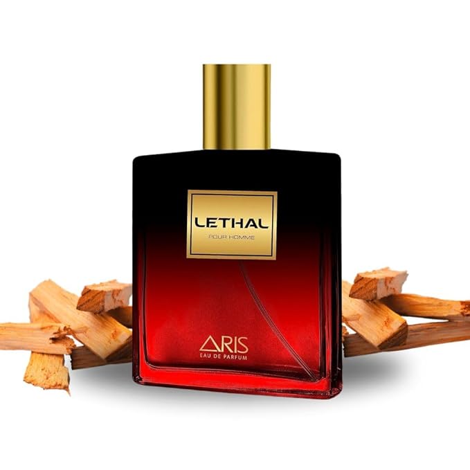 Lethal Eau de Parfum – Long-Lasting Woody and Musk Fragrance for Men – 100mL Perfume Spray with Bonus 15mL Perfume Sample (Randomly Selected)