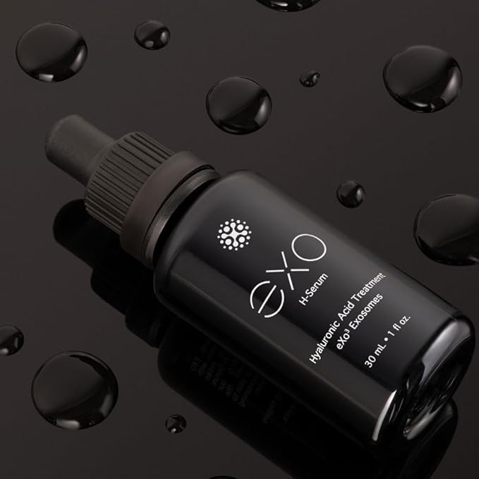 EXO SKIN SIMPLE - EXO H-SERUM™ Exoceuticals Hyaluronic Acid Treatment - Luxury Beauty Serum for Hydration - Premium Exosomes Skincare - Hydrating & Moisturizing with Aloe Vera - 30ml, 1fl.oz.