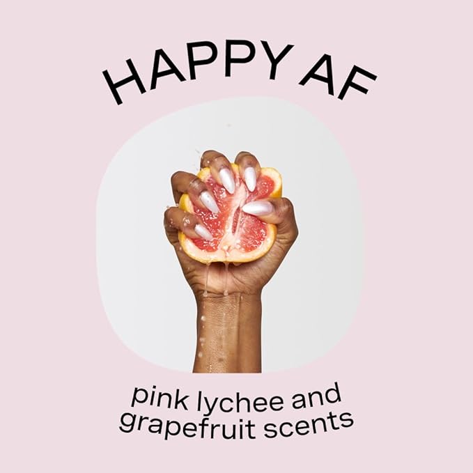 Addison Rae Fragrance Happy - Luxury Perfume for Women - Fruity Floral Scent - Eau De Parfum - Notes of Pink Lychee & Red Grapefruit - Long Lasting Vegan Travel Cologne - Gift for Her -3.4oz EDP Spray