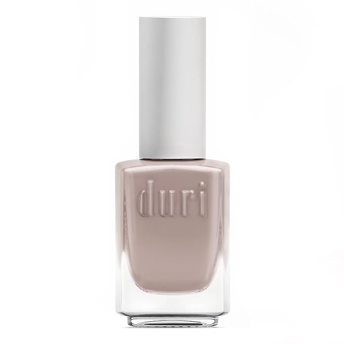 duri Nail Polish, 721 Silent Spell, Creamy Pastel Beige Lacquers, Full Coverage, Glossy Finish, Fast Drying, 0.45 Fl Oz Cosmetics (Highline)