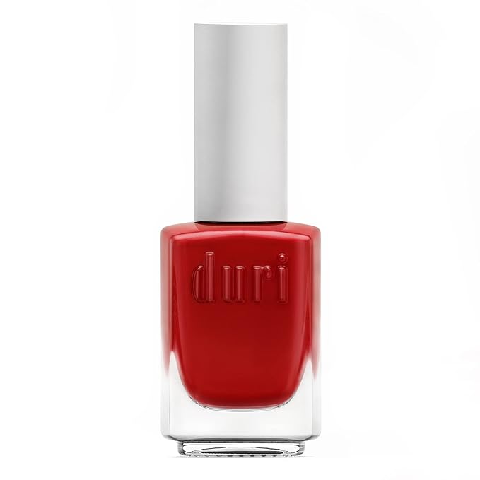 duri Nail Polish, 782 Hear Me Roar, Striking Red, Full Coverage, Glossy Finish, 0.45 Fl Oz