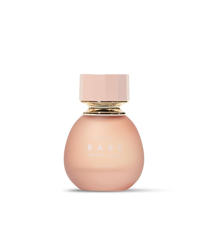 Victoria's Secret Bare Sueded Vanilla Eau de Parfum, Notes of Wild Saffron, Creamy Sandalwood, Vanilla Milk, Perfumes for Women (1.7 oz)