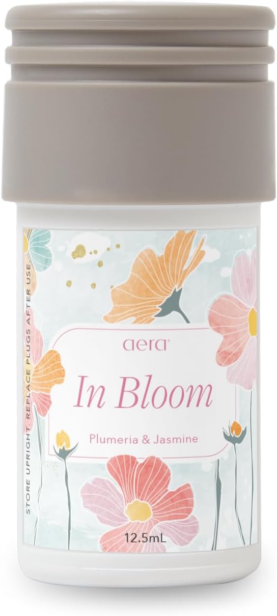 Aera In Bloom Home Fragrance Scent Refill - Plumeria and Jasmine - Works with Aera Diffuser, Limited Edition