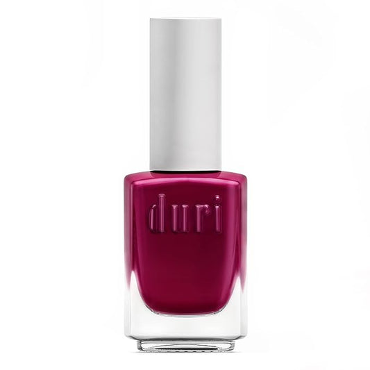 duri Nail Polish, 755 Slay, Classic Fucshia Red Lacquer, Glossy Finish, Full Coverage, 0.45 Fl Oz